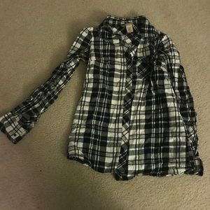 Black and white flannel